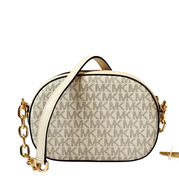 Michael Kors Jet Set Glam Oval Crossbody Bag